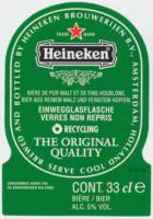 Heineken, Heineken Biere / Bier