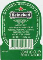 Heineken, Heineken Beer Klass III