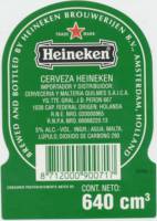 Heineken, Cerveza Heineken