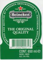 Heineken, Heineken Biere / Beer