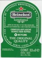 Heineken, Heineken Biere / Bier