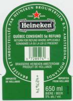 Heineken, Heineken Biere / Beer