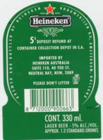 Heineken, Heineken Lager Beer