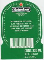 Heineken, Heineken Beer  / Cerveza 