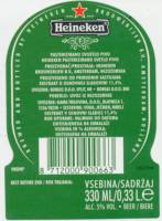 Heineken, Heineken Beer / Biere
