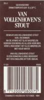 Heineken, Van Vollenhoven's Stout