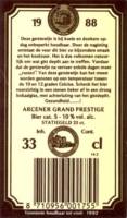 Hertog Jan Brouwerij, Arcener Grand Prestige 1988