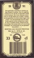 Hertog Jan Brouwerij, Hertog Jan Grand Prestige 1991