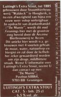 Hertog Jan Brouwerij, Luitingh´s Extra Stout