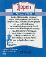 Jopen B.V., Jopen Adriaan Witbier