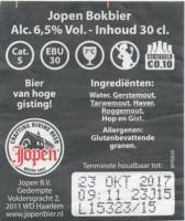 Jopen B.V., Jopen Bokbier