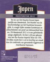 Jopen B.V., Jopen Meesterstuk 2012