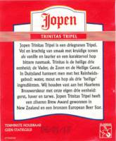Jopen B.V., Jopen Trinitas Tripel