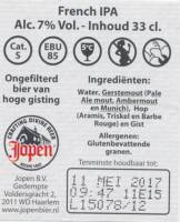 Jopen B.V., French IPA