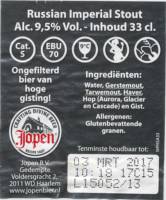 Jopen B.V., Russian Imperial Stout