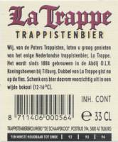 Brouwerij De Koningshoeven , La Trappe Trappistenbier Dubbel