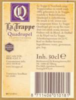 Brouwerij De Koningshoeven , La Trappe Quadrupel Trappistenbier