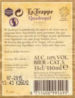 Brouwerij De Koningshoeven , La Trappe  Quadrupel Trappist