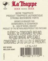 Brouwerij De Koningshoeven , La Trappe  Tripel