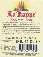 Brouwerij De Koningshoeven , La Trappe  Tripel