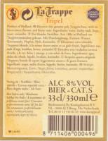 Brouwerij De Koningshoeven , La Trappe  Tripel 