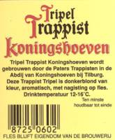 Brouwerij De Koningshoeven , Koningshoeven Tripel Trappist