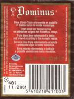 Brouwerij De Koningshoeven , Dominus Biere Blonde Triple
