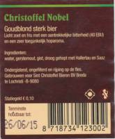 Speciaalbierbrouwerij St. Christoffel, Christoffel Nobel