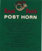 Oranjeboom Bierbrouwerij, Royal Dutch Post Horn