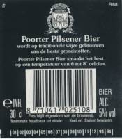 Oranjeboom Bierbrouwerij, Poorter Pilsener Bier