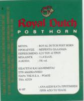 Oranjeboom Bierbrouwerij, Royal Dutch Post Horn