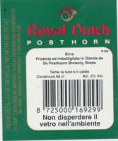 Oranjeboom Bierbrouwerij, Royal Dutch Post Horn Birra