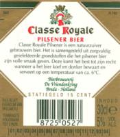 Oranjeboom Bierbrouwerij, Classe Royale Pilsener Bier