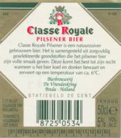 Oranjeboom Bierbrouwerij, Classe Royale Pilsener Bier