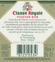 Oranjeboom Bierbrouwerij, Classe Royale Pilsener Bier