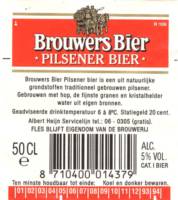 Oranjeboom Bierbrouwerij, Brouwers Bier Pilsener Bier