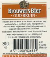 Oranjeboom Bierbrouwerij, Brouwers Bier Oud Bruin