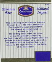 Oranjeboom Bierbrouwerij, Oranjeboom Premium Beer Holland Import