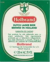 Oranjeboom Bierbrouwerij, Holbrand Dutch Lager Beer