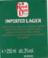 Oranjeboom Bierbrouwerij, Royal Dutch Imported Lager