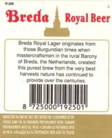 Oranjeboom Bierbrouwerij, Breda Royal Beer