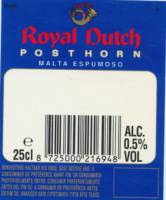 Oranjeboom Bierbrouwerij, Royal Dutch Posthorn