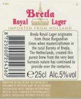 Oranjeboom Bierbrouwerij, Breda Royal Lager