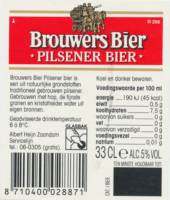 Oranjeboom Bierbrouwerij, Brouwers Bier Pilsener Bier