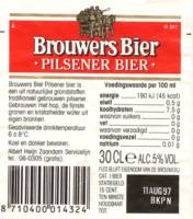 Oranjeboom Bierbrouwerij, Brouwers Bier Pilsener Bier