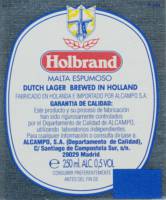 Oranjeboom Bierbrouwerij, Holbrand Dutch Lager Beer Malta Espumoso