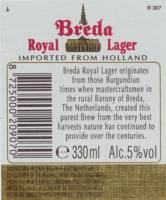 Oranjeboom Bierbrouwerij, Breda Royal Lager