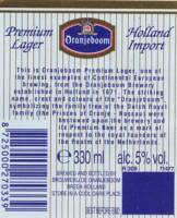 Oranjeboom Bierbrouwerij, Oranjeboom Premium Lager Holland Import