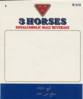 Oranjeboom Bierbrouwerij, 3 Horses Nonalcoholic Malt Beverage