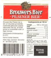 Oranjeboom Bierbrouwerij, Brouwers Bier Pilsener Bier